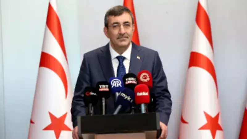 Cumhurbaşkanı Yardımcısı Yılmaz KKTC'de: 'Kalkınma Milli Davamızdır'