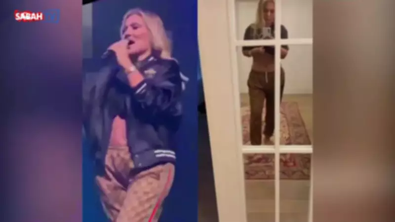 Demet Akalın, Sahnedeki Kilolu Görüntüsünü Evde Test Etti!