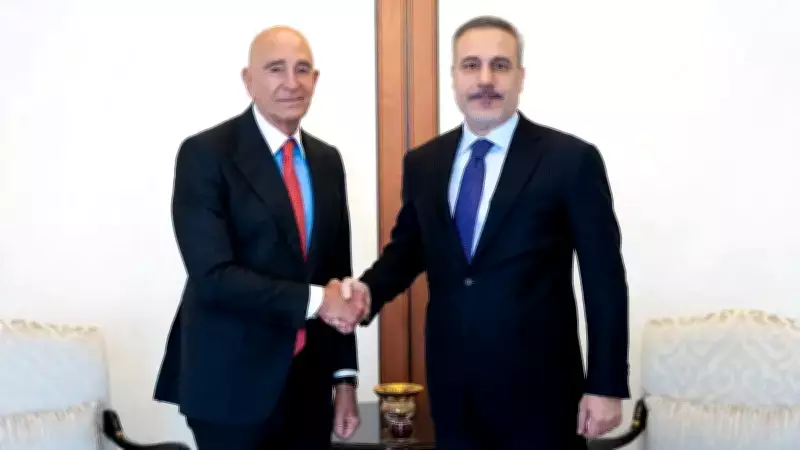 Dışişleri Bakanı Fidan, ABD'nin Ankara Büyükelçisi Barrack'ı Kabul Etti