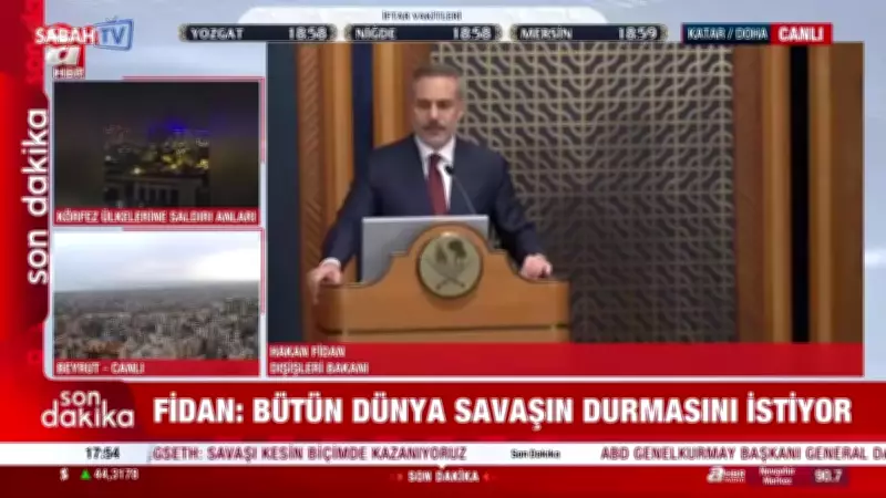Dışişleri Bakanı Fidan'dan Sivil Altyapı Saldırılarına Kınama