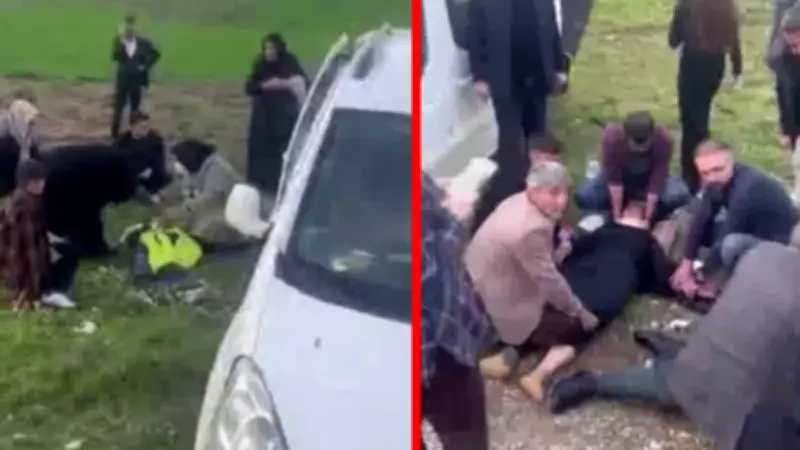 Diyarbakır'da Kontrolden Çıkan Araç Takla Attı: 4 Yaralı