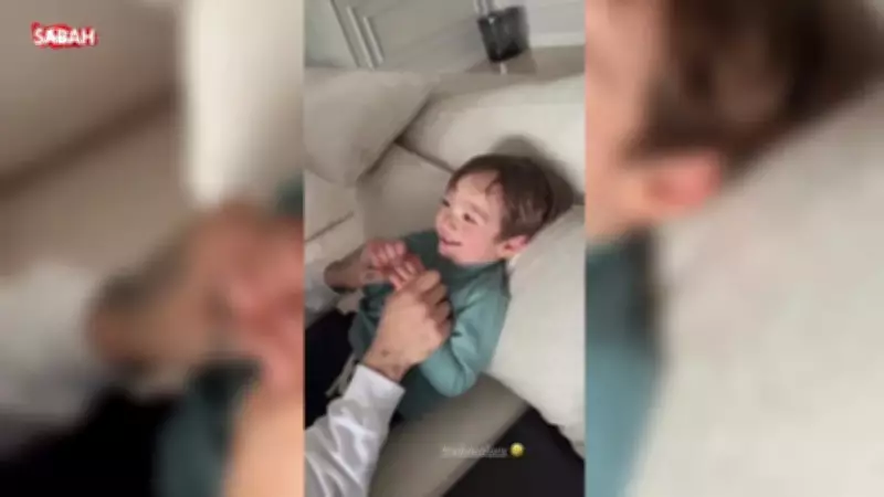 İdo Tatlıses İkizlerini Kahkaya Boğdu! Yasemin Şefkatli Mutlu Anları Paylaştı