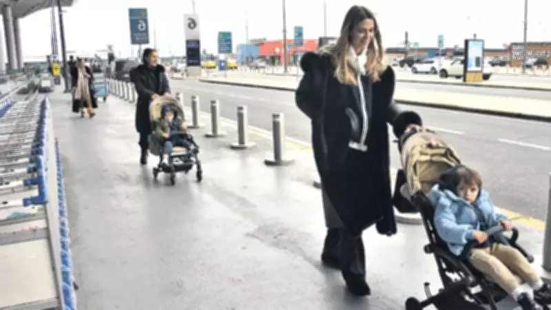 İdo Tatlıses ve Ailesi, Bayram Tatili İçin İstanbul Havalimanı'nda Görüntülendi