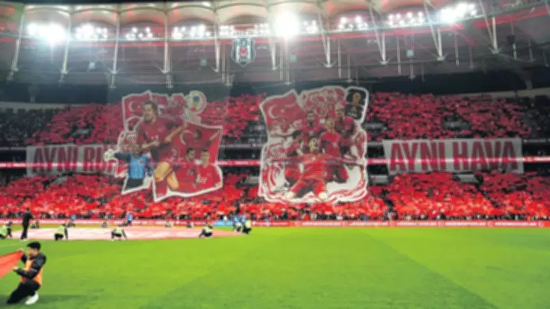 Dolmabahçe'de Tarihi Gece: Tribünler Türk Bayraklarıyla Doldu