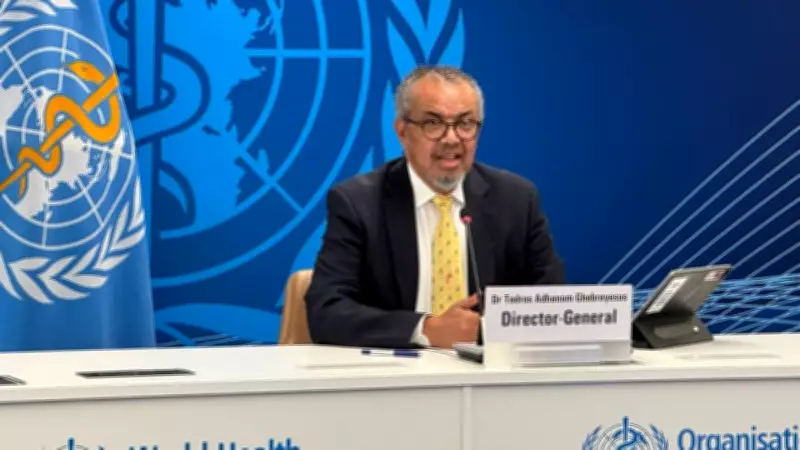 DSÖ Genel Direktörü Tedros: Hastane ve Okul Bombalamak Savaş Suçudur