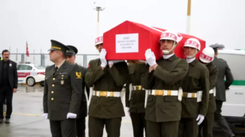 Şehit Uzman Çavuş Selman Akarsel'in Naaşı Konya'ya Uğurlandı