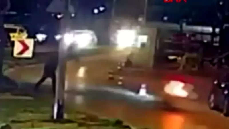 Ehliyetsiz Motosiklet Sürücüsü Dur İhtarını Dinlemeyince Ağaca Çarparak Yaralandı