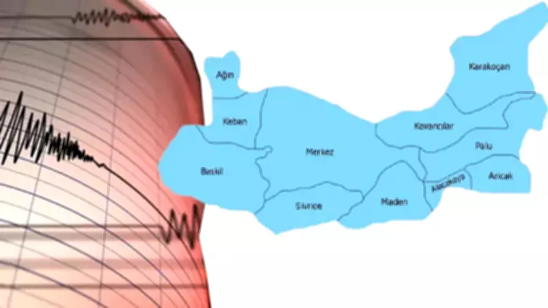 Elazığ'da 4,3 Büyüklüğünde Deprem Meydana Geldi