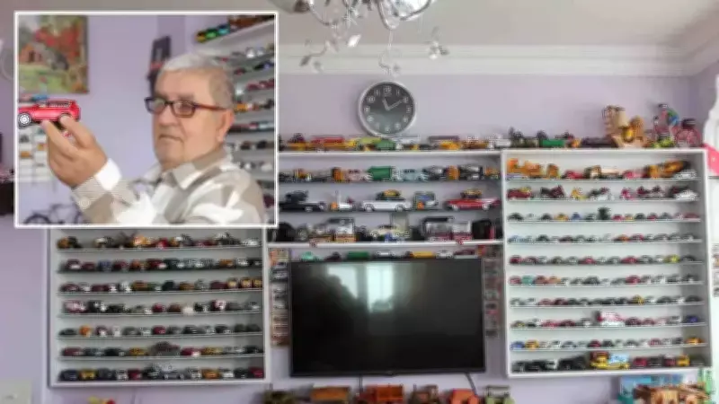 Emekli Ayhan Göçer, Sigarayı Bırakıp 500 Maket Araba Koleksiyonu Oluşturdu