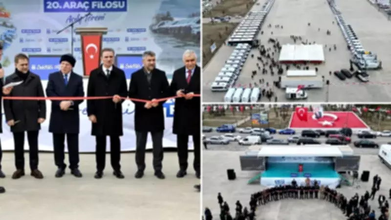 Erzurum'a 678 Milyon Liralık Dev Araç Filosu Kazandırıldı