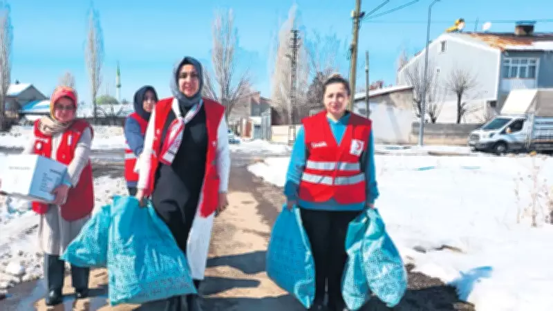 Erzurum'da Kadın Gönüllüler Ramazan'da 6 Bin Kişiye Yardım Ulaştırdı