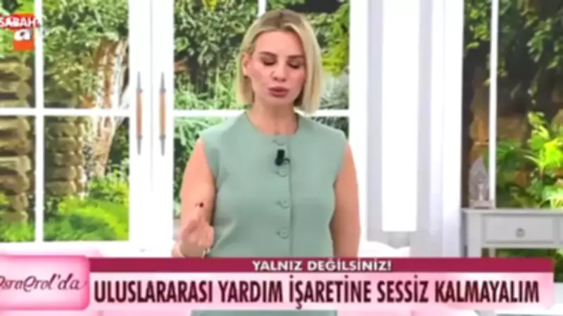 Esra Erol, Programında Uluslararası Yardım İşaretini Uygulamalı Olarak Gösterdi
