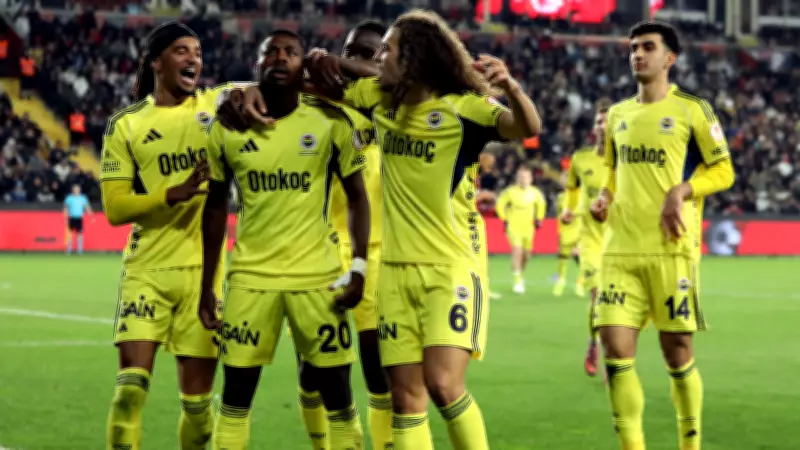 Fenerbahçe, Gaziantep FK'yı 4-0 Yenerek Türkiye Kupası'nda Çeyrek Finale Yükseldi