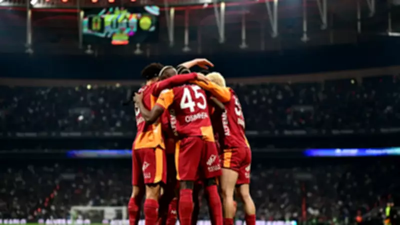 Galatasaray, Tüpraş Stadyumu'nda Beşiktaş'ı İkinci Kez Mağlup Etti