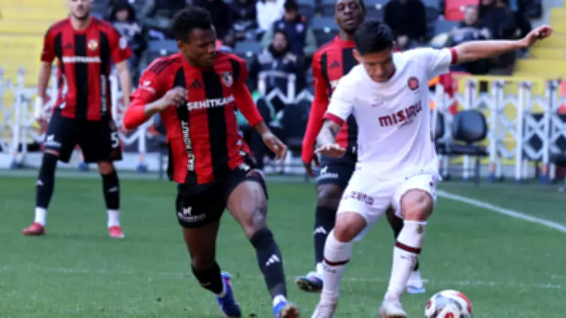 Gaziantep FK ile Fatih Karagümrük Süper Lig'de Berabere Kaldı