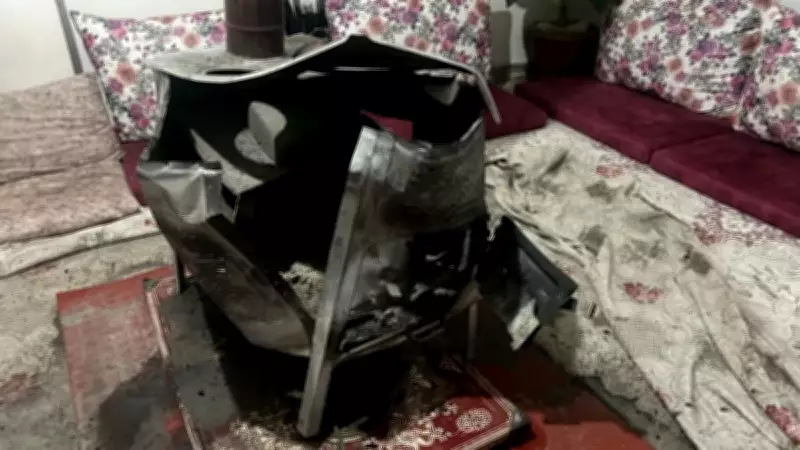 Hakkari'de Odun Sobasında Patlama: Aile Mucizevi Şekilde Kurtuldu