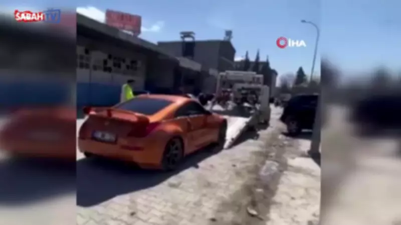 Hatay'da Lüks Araçla Drift Atan Sürücüye 140 Bin TL Ceza ve 60 Gün Ehliyet Cezası