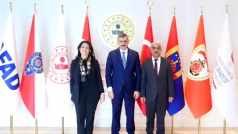 İçişleri Bakanı Çiftçi, DEM Partili Buldan ve Sancar ile Görüşme Gerçekleştirdi