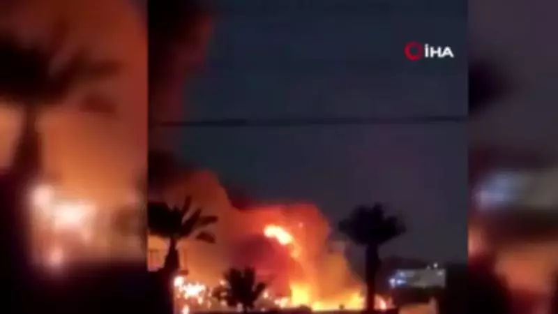 Irak'ta ABD Üssüne İHA Saldırısı: Bağdat Havalimanı'nda Yangın Çıktı