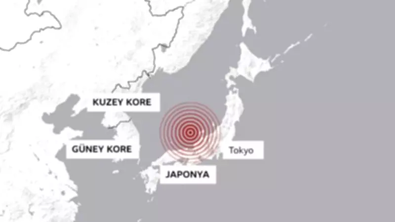 Japonya'nın Volkan Adaları'nda 6 Büyüklüğünde Deprem Meydana Geldi