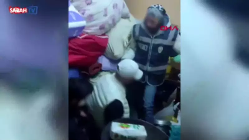 Kayseri'de Cinsel İstismar Hükümlüsü Halıların Arasında Saklanırken Yakalandı