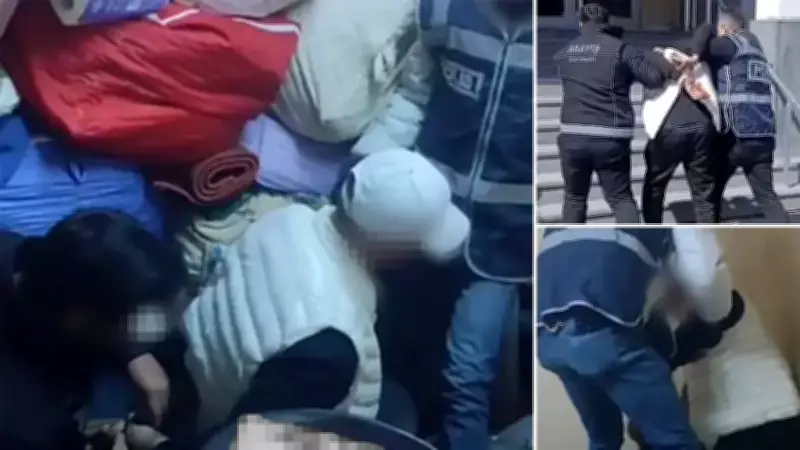 Kayseri'de Halılar Arasında Saklanan Cinsel İstismar Hükümlüsü Yakalandı