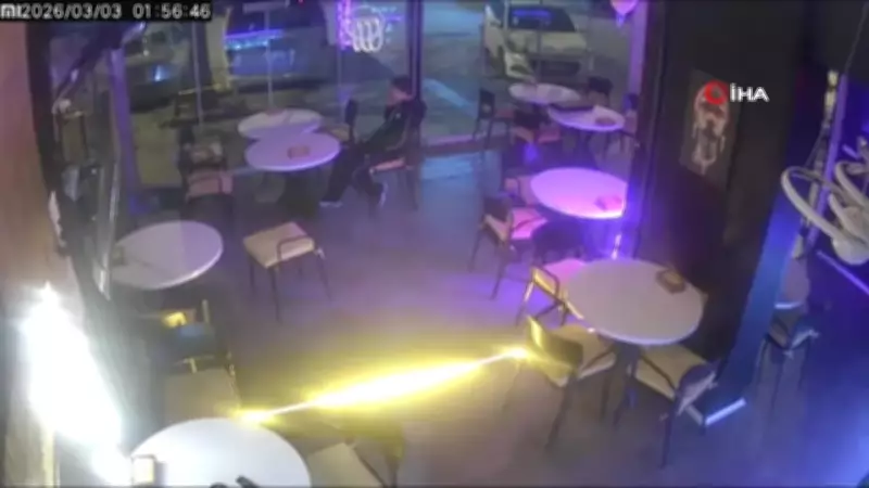 Kayseri'de Kafeye 6 Gün Üst Üste Giren Hırsız Yakalandı: Yemek Yedi, Televizyon İzledi