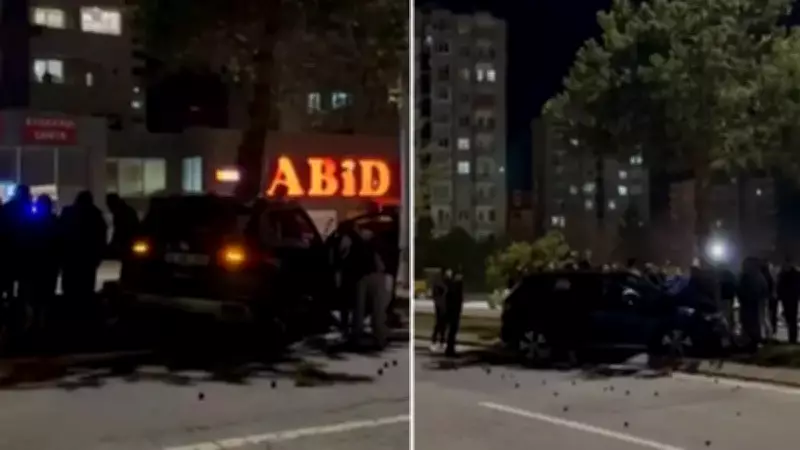 Kayseri'de Kontrolden Çıkan Otomobil Ağaca Çarptı, Sürücü Yaralandı