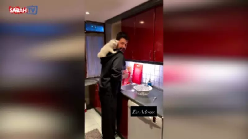 Keremcem Mutfağa Girdi: Kedisiyle Paylaştığı 'Ev Adamı' Videosu Sosyal Medyayı Salladı