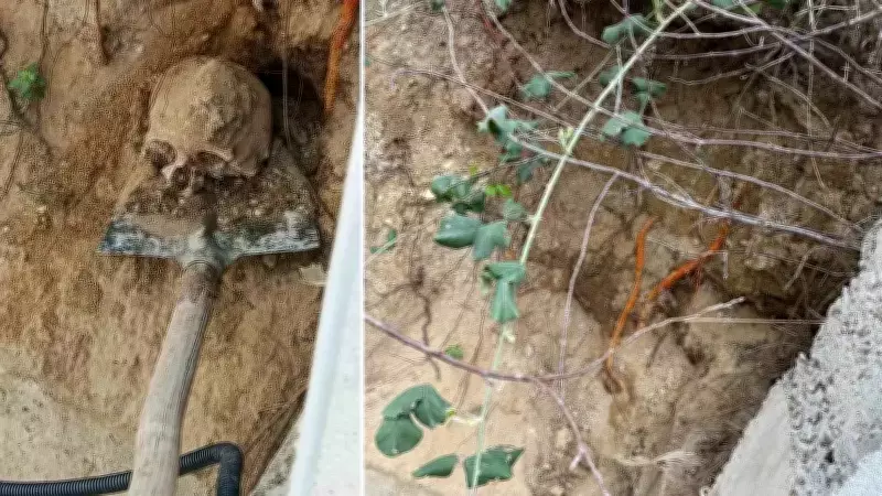 Kocaeli'de Site Bahçesinde İnsan İskeleti Bulundu, Mahalle Sakinleri Tedirgin