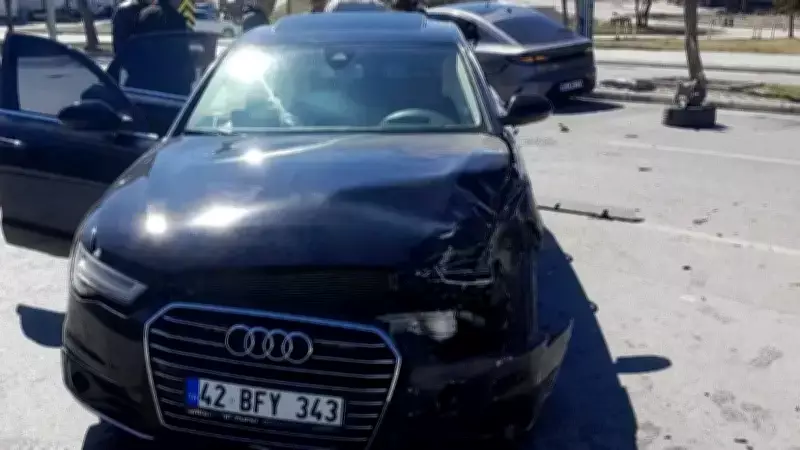 Konya Beyşehir'de İki Araç Çarpıştı: 2 Yaralı