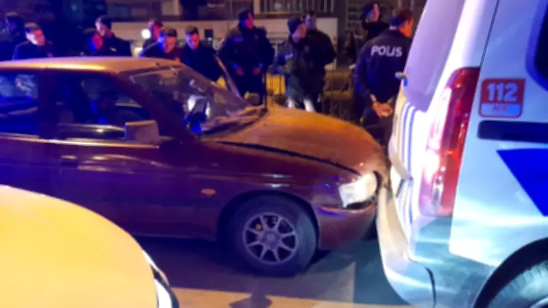 Konya'da Araç Gasp Eden Şüpheli Polis Aracına Çarpınca Yakalandı!