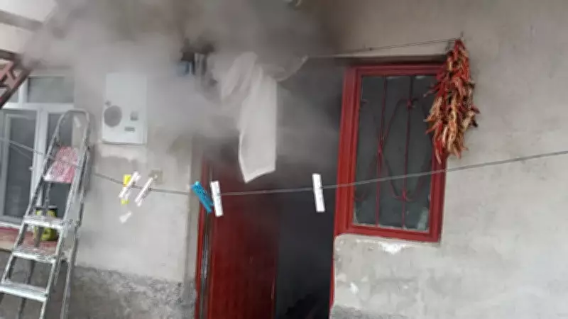 Konya'da İki Katlı Evde Çıkan Yangında 1 Kişi Hayatını Kaybetti