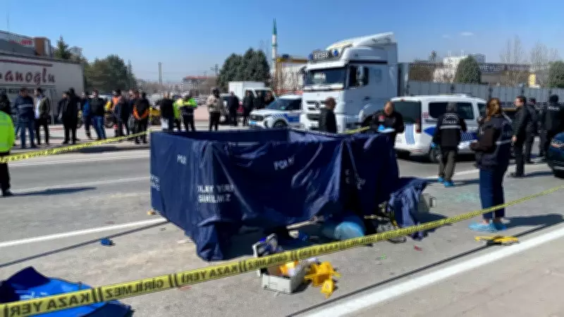 Konya'da Trajik Kaza: 2 Ay Önce Baba Olan PTT Kuryesi Hayatını Kaybetti