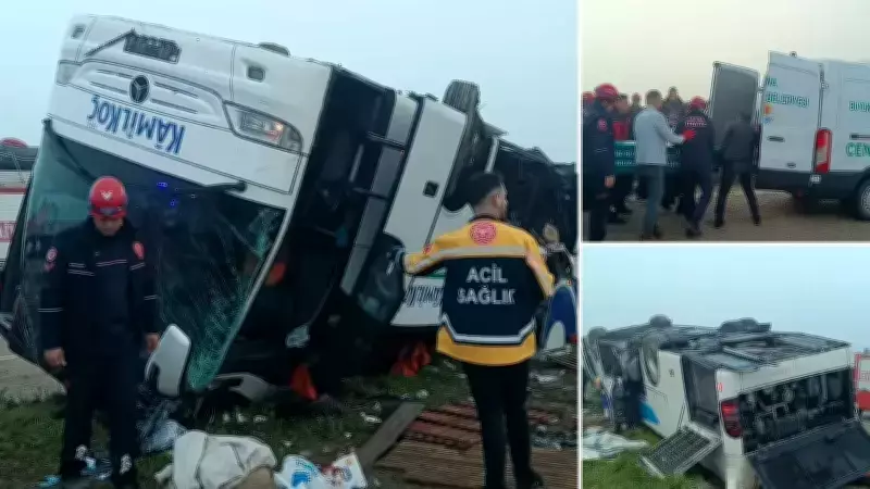 Kozan'da Otobüs Kazası: 2 Ölü, 19 Yaralı