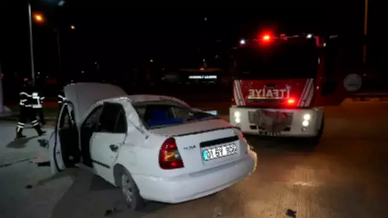Kırıkkale'de Trafik Kazası: Takla Atan Otomobilde Bir Yolcu Yaralandı