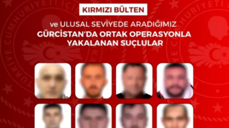 Kırmızı Bültenle Aranan 13, Ulusal Düzeyde Aranan 3 Şüpheli Yakalandı