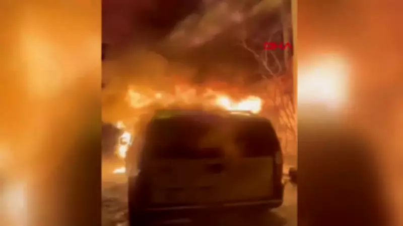 Kütahya'da Hafif Ticari Aracı Kundaklayan Şüpheli Tutuklandı