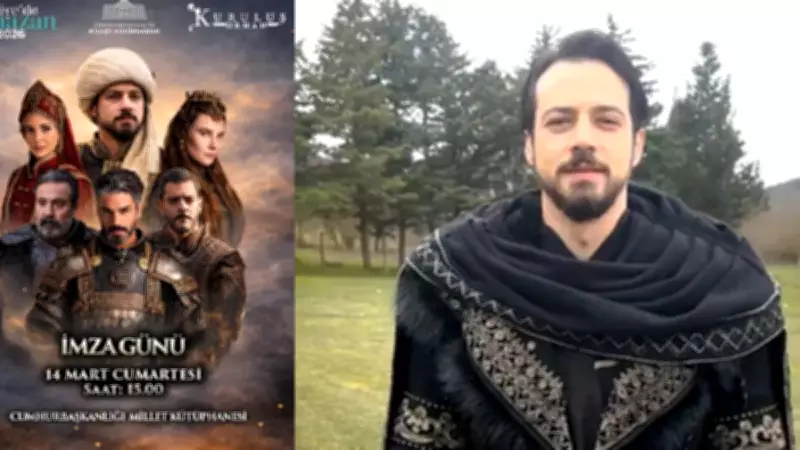 Kuruluş Orhan'ın Yıldızları Millet Kütüphanesi'nde Hayranlarıyla Buluşuyor