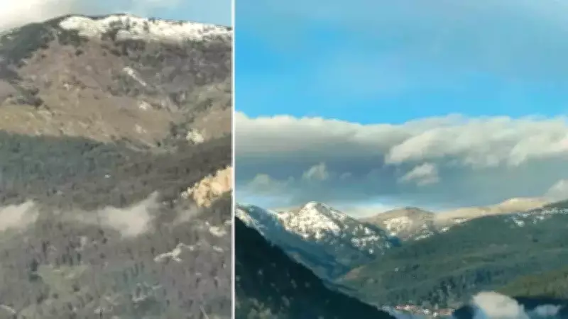 Köyceğiz'de Bahar Yağmurları ve Sandras Dağı'nda Kar Manzarası