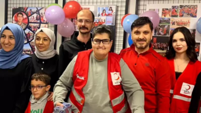 Kızılay'dan Depremzede Mehmet'e Sürpriz Doğum Günü Kutlaması