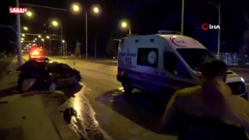 Malatya'da Üç Araçlık Zincirleme Kazada 4 Kişi Yaralandı