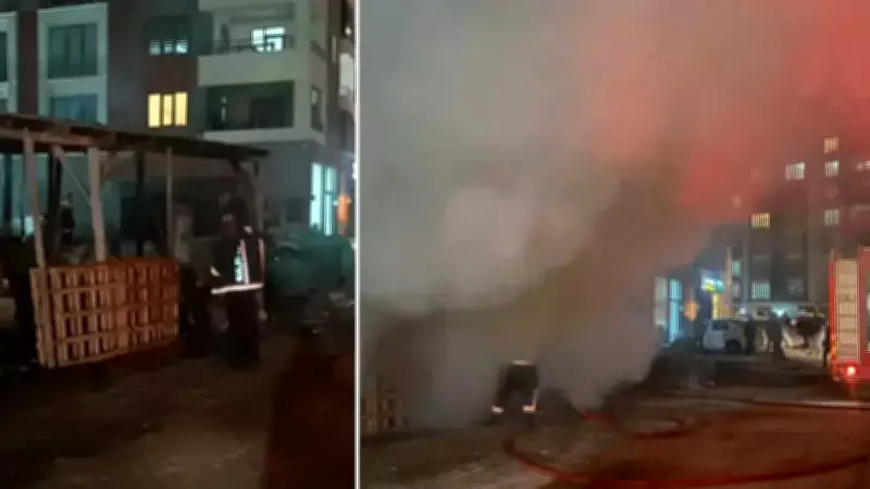 Malatya'da Konteyner Yangını: Büyük Hasar ve Maddi Kayıp