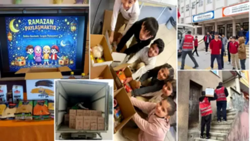 İmam Hatip Öğrencileri Ramazan'da Yüzlerce Yardım Kolisi Dağıttı