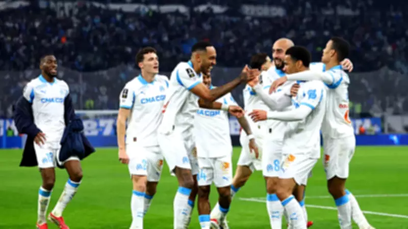 Marsilya, Olimpik Lyon'u 3-2'lik Skorla Devirdi: Aubameyang İki Golle Fark Yarattı