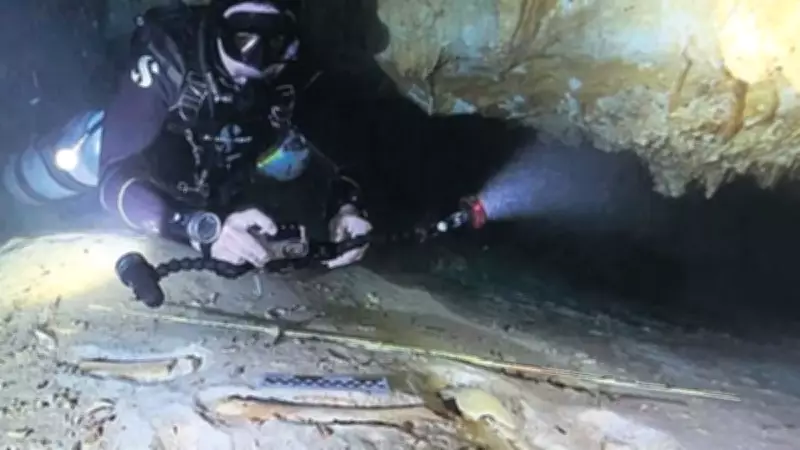 Meksika'da 8 Bin Yıllık İnsan İskeleti Keşfedildi: Su Altı Mağarasında Bulundu