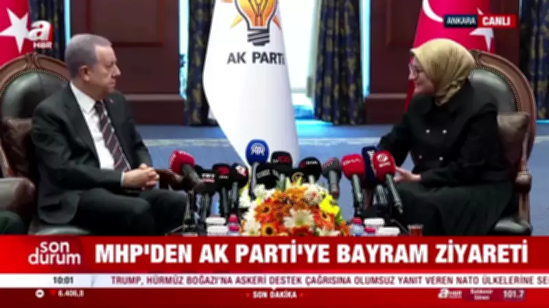 MHP Lideri Devlet Bahçeli, AK Parti'ye Bayram Ziyaretinde Bulundu