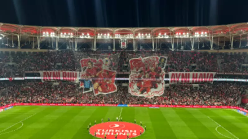 Milli Takım'ın Romanya Maçına Özel Koreografi: Aynı Ruh Aynı Hava Tribünlerde