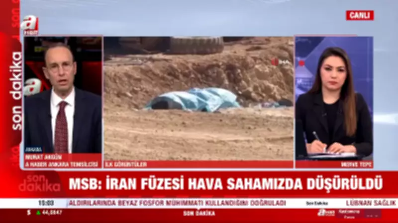 MSB Açıkladı: İran Füzesi Türk Hava Sahasında Düşürüldü