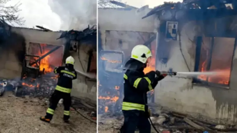 Muğla'da Çıkan Yangında Tek Katlı Ev Kullanılamaz Hale Geldi